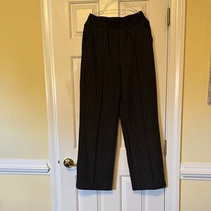 Women’s  Black Pinstripe Pants  H & M